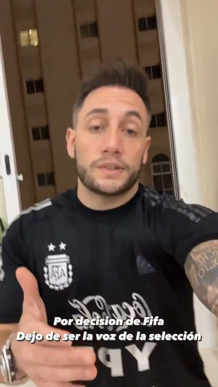 El descargo de Momo tras ser echado por la FIFA.