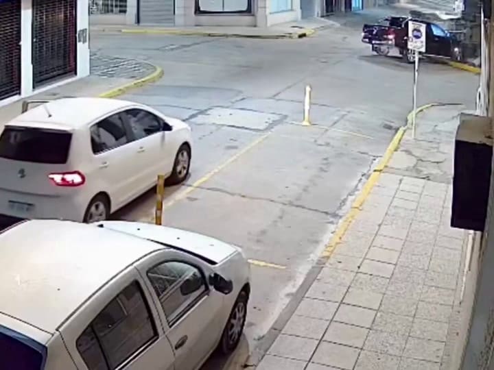 Las imágenes de un accidente Luján