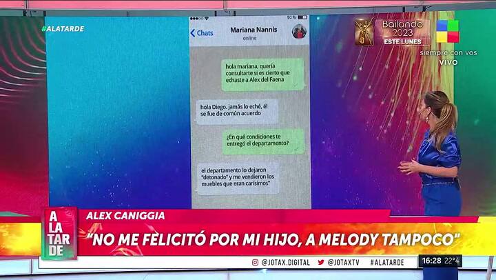 Mariana Nannis respondió a las acusaciones de Alex Caniggia