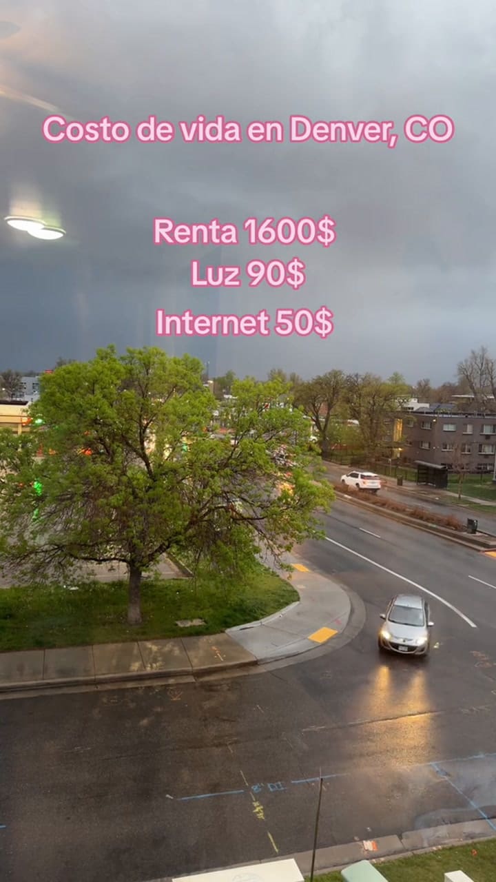 Es latina, vive en Denver y mostró cuánto paga de alquiler