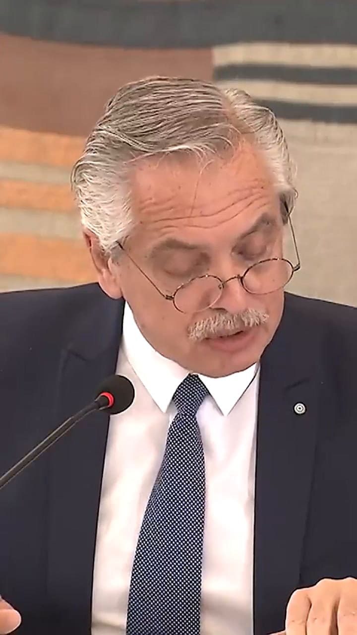 Las palabras de Alberto Fernández