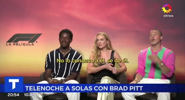 Esto fue lo que dijo Brad Pitt sobre Franco Colapinto