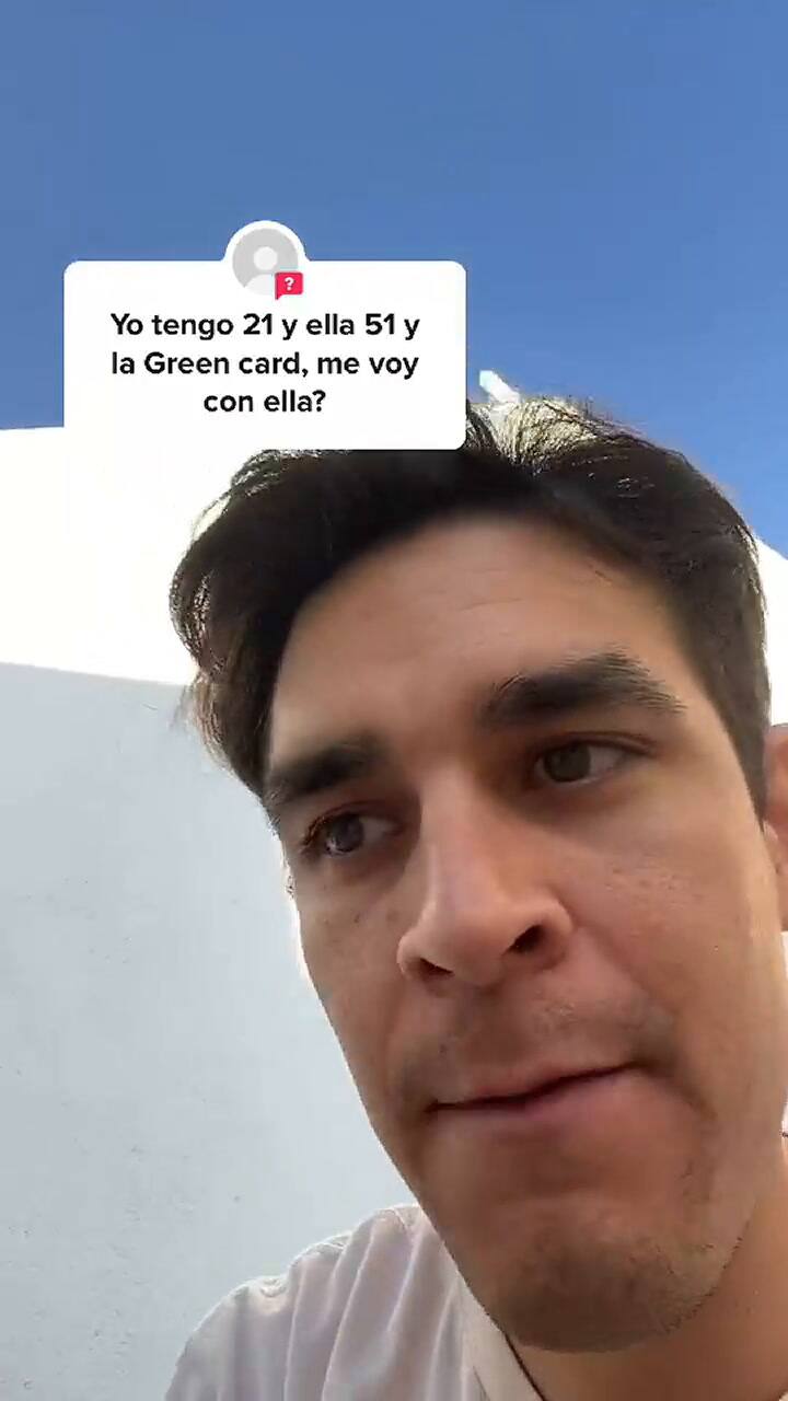 El consejo que le dio un tiktoker a un joven que planeó casarse con alguien que tiene Green Card