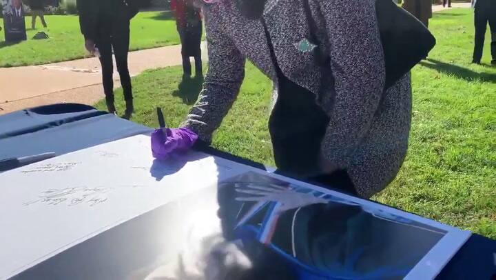 Kamala Harris homenajeada por su alma máter - Fuente: Howard University