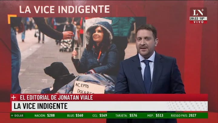 La vice indigente. El editorial de Jonatan Viale.