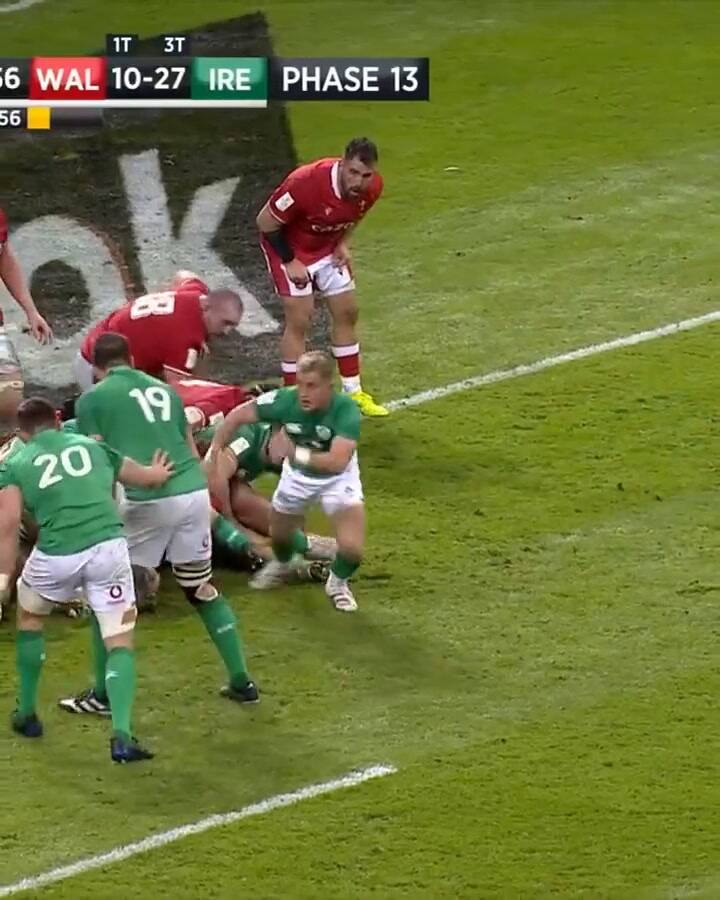 Seis Naciones: a Irlanda le alcanzó un primer tiempo demoledor para vencer a Gales