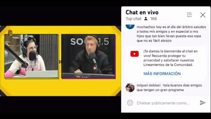 Un periodista le gritó a una compañera y la amenazó al aire: 'Te voy a tirar con el teléfono'