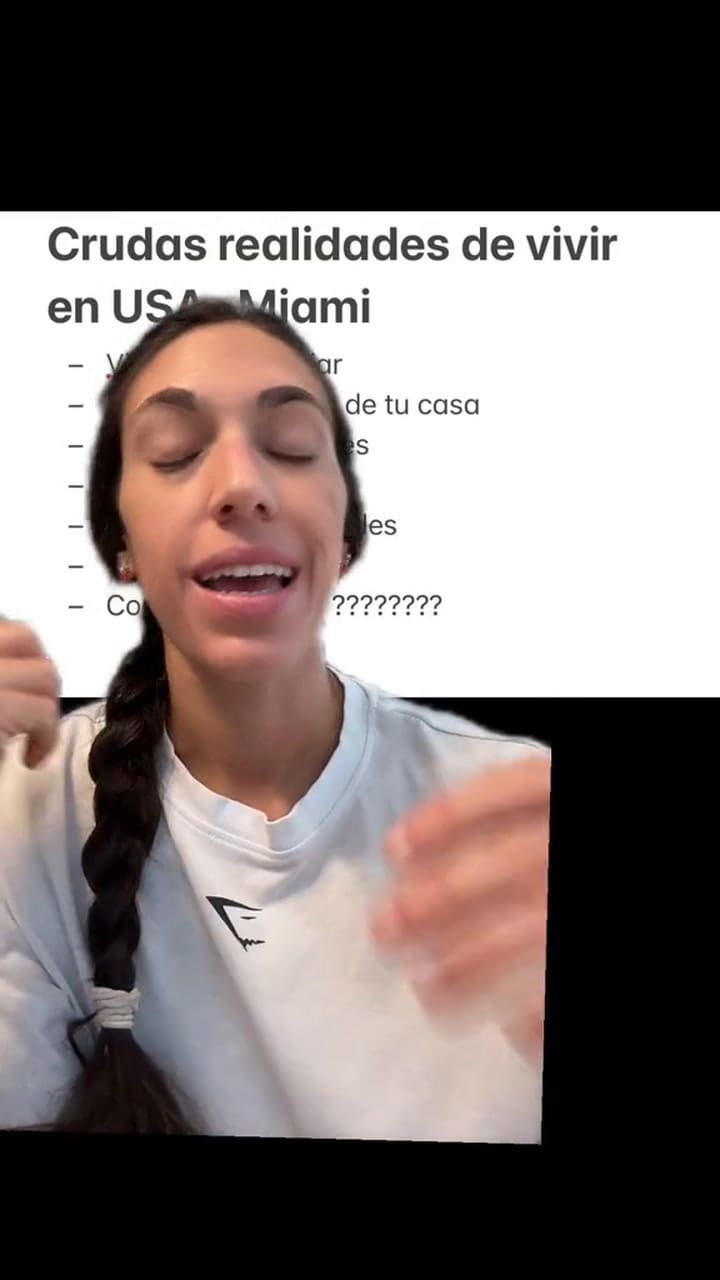 La opinión de una joven argentina sobre su vida en Miami