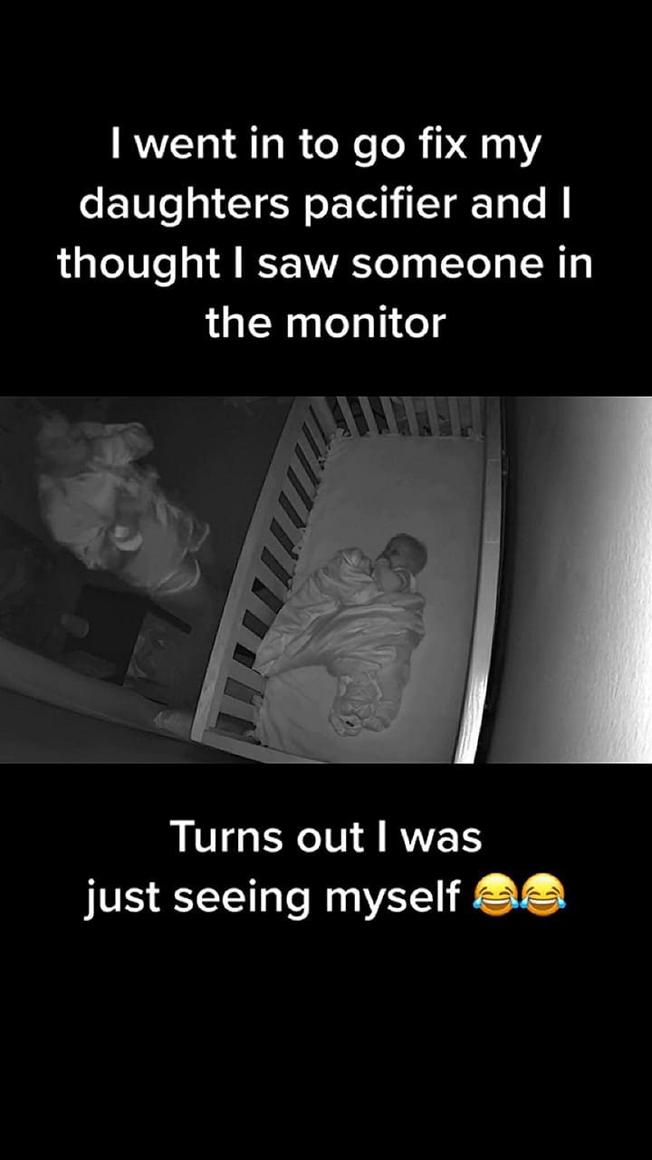 El terrible susto de una mujer al ver a un ‘desconocido’ en la habitación de su bebé a través del mo
