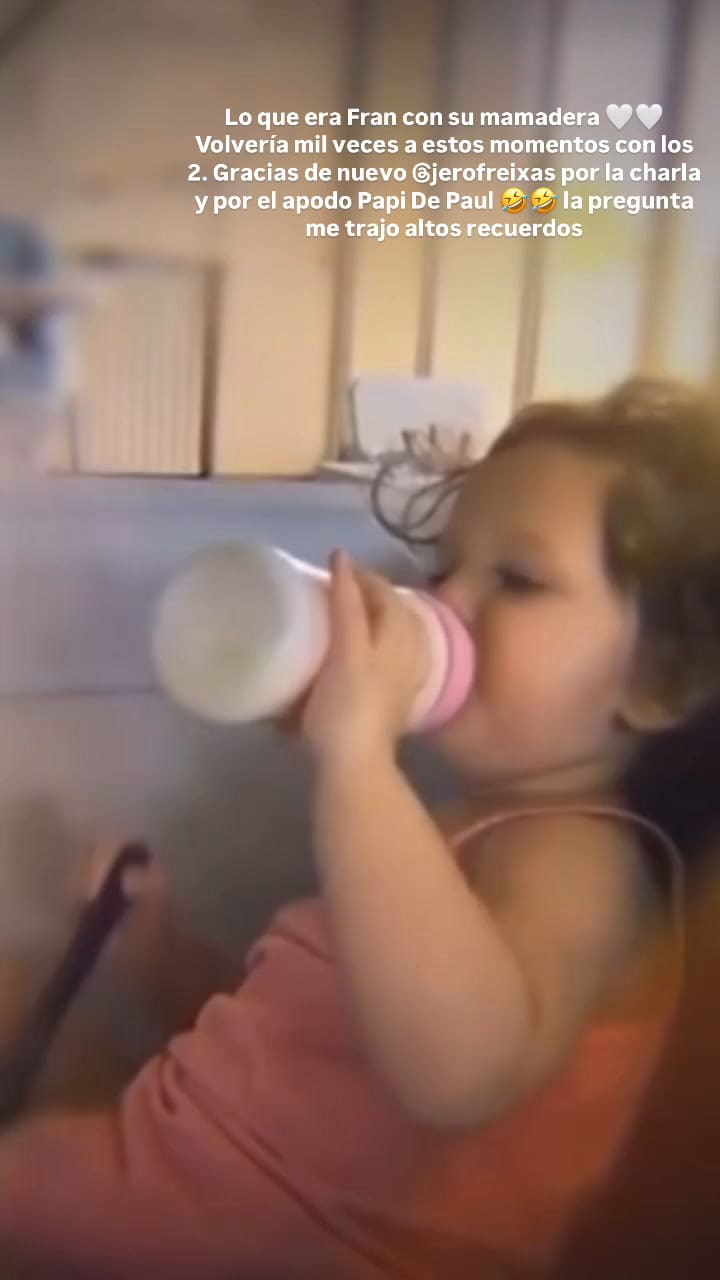 El emotivo video de Rodrigo De Paul con su hija Francesca