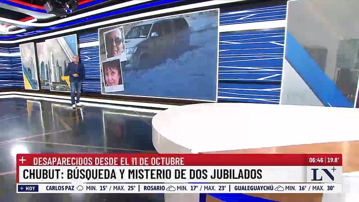 Chubut: busqueda y misterio de los jubilados