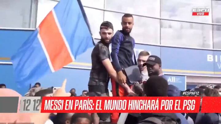 Christian Martin se metió entre los barras del PSG que explotaron por Messi