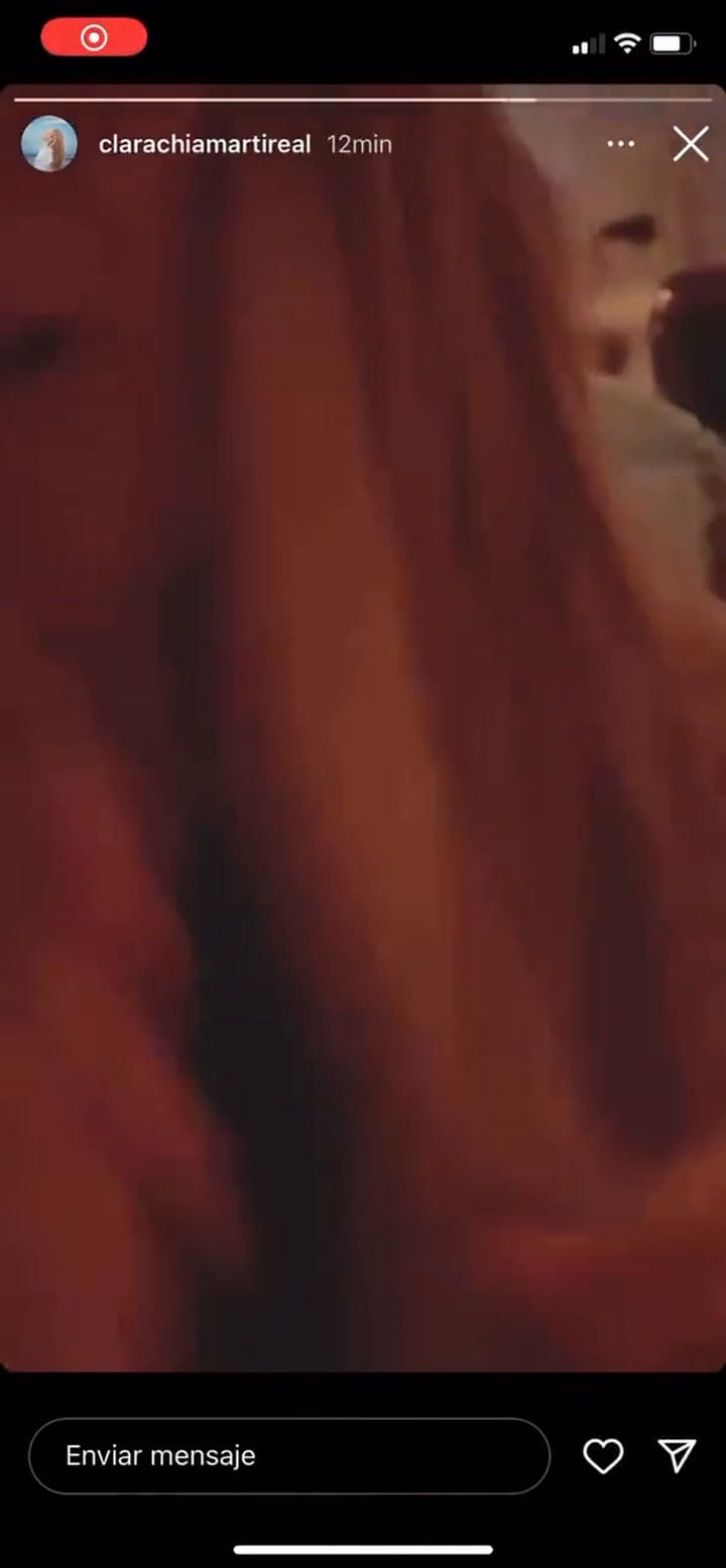 Filtraron una historia de Clara Chía tras el lanzamiento musical de Shakira