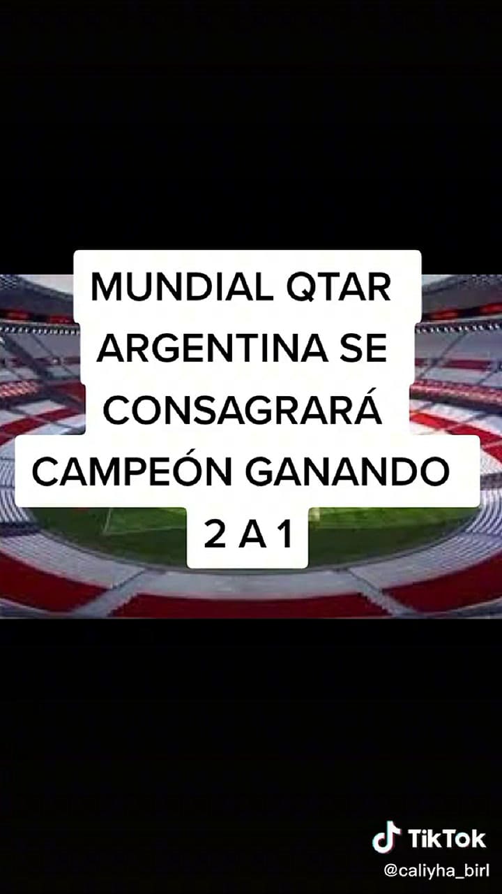 La predicción de un tiktoker acerca de cómo le irá a la selección argentina en el Mundial