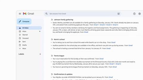 Gmail se reinventa: IA que escribe, resume y organiza tu vida desde 2024