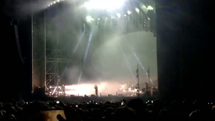 Thom Yorke cantó a capella 'The Gloaming' - Fuente: Twitter @silajmat