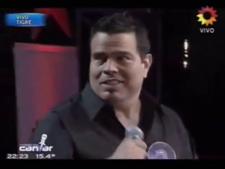 La última actuación en TV de Adrián Otero (El trece)