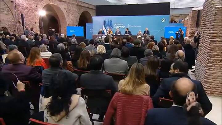 El furcio de Alberto Fernández en su presentación