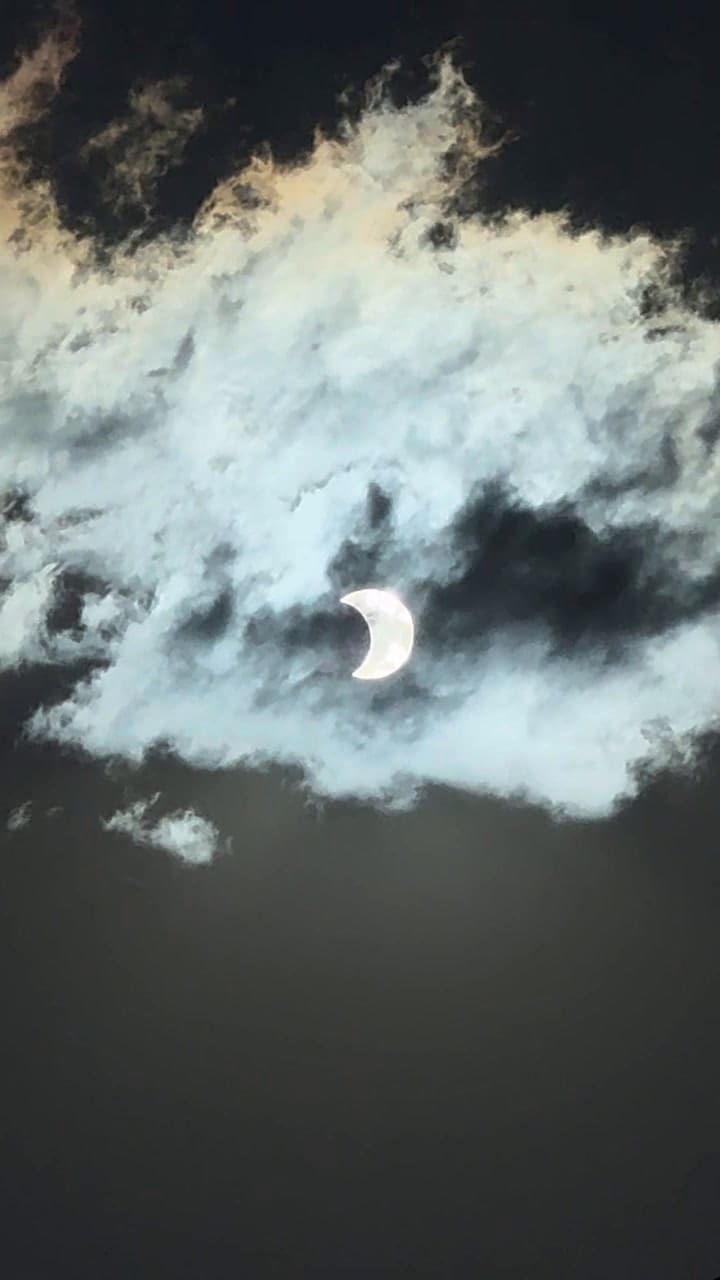 El video del eclipse visto desde la Ciudad de Buenos Aires