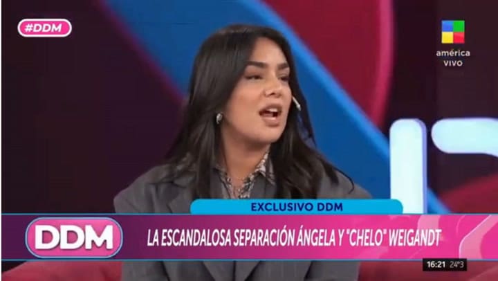 "Se sufre, pero se aprende. Ahora estoy muy tranquila”, expresó sobre la separación