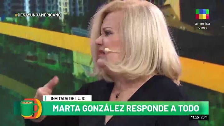 Marta González relató el momento de su caída en un supermercado