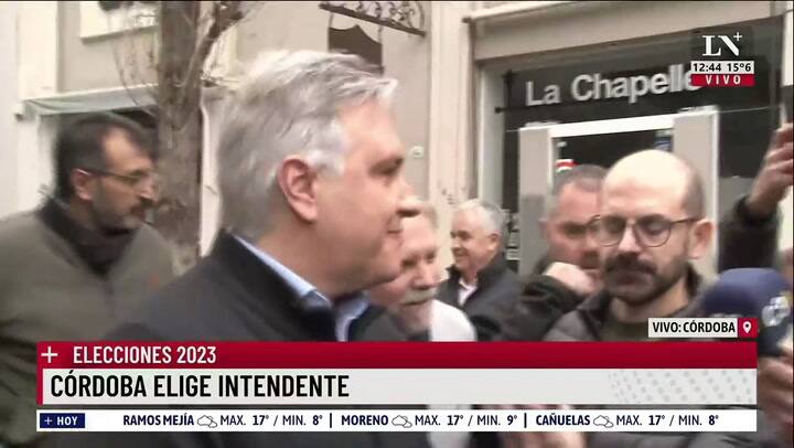 Martín Llaryora: 'Somos los más afectados si la gente no viene a votar'