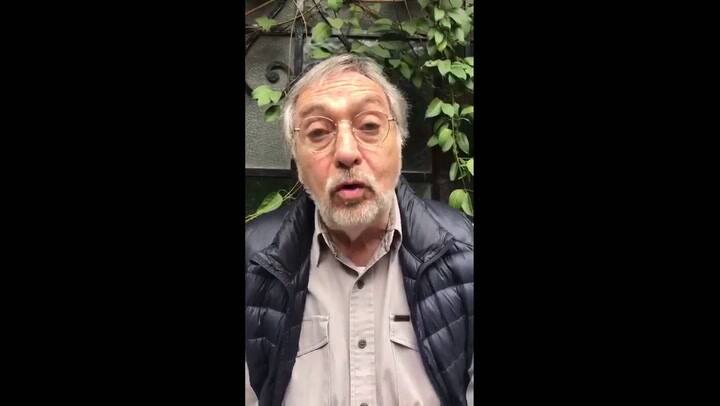 Brandoni convocando a la protesta del 17