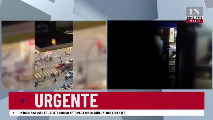 Batalla campal entre hinchas de Boca y Colo Colo