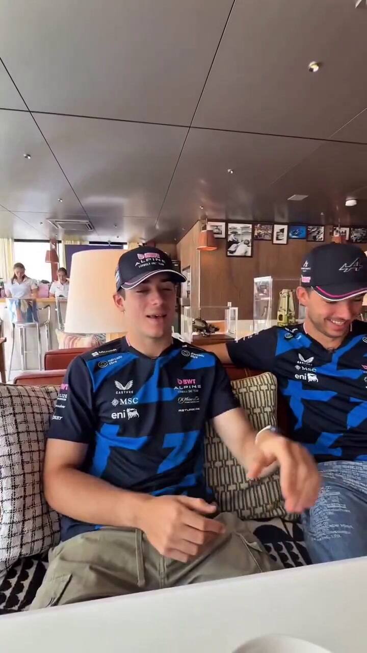 El juego que les propuso Alpine a Colapinto y Gasly