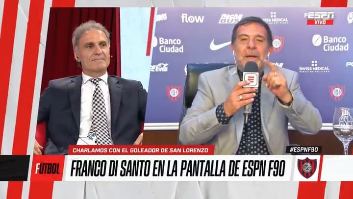 Bambino Pons cantó un gol en vivo e hizo reír a todos