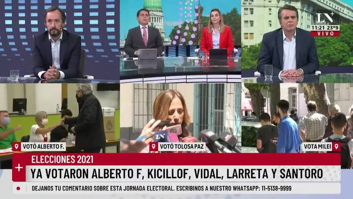 El fallido de Tolosa Paz al salir de votar