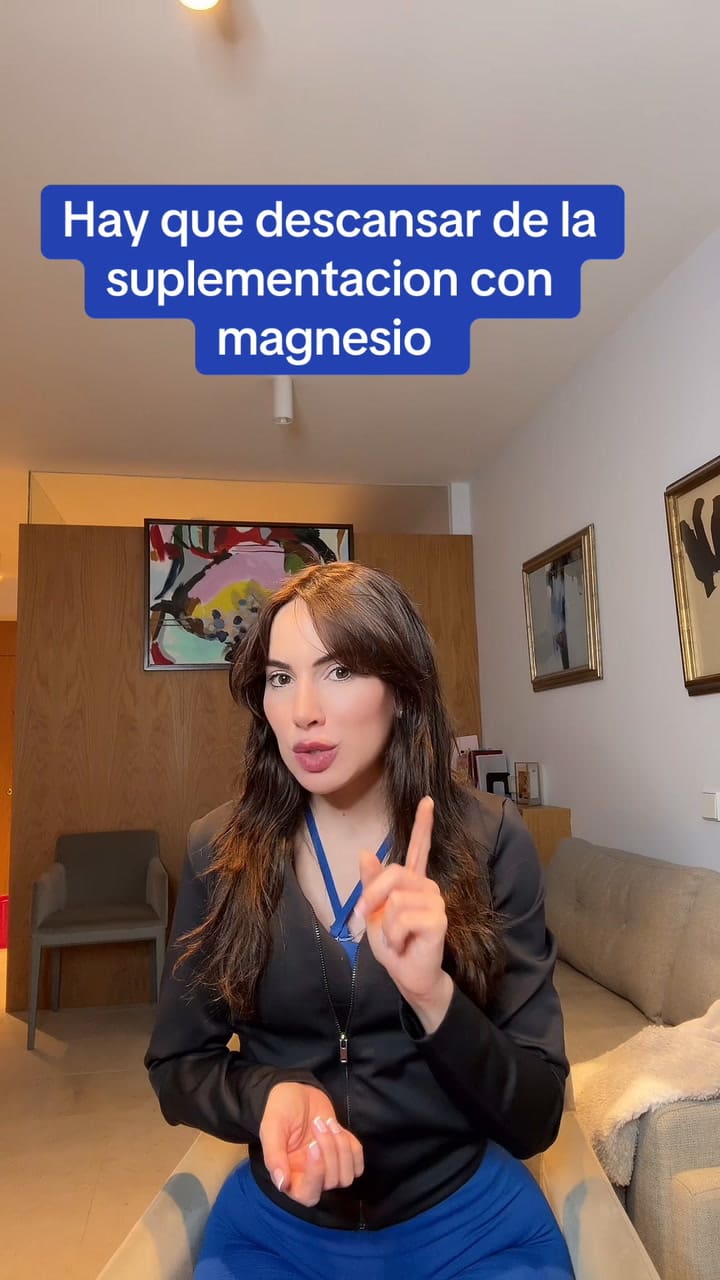 Una experta indicó si se debe interrumpir los suplementos de magnesio
