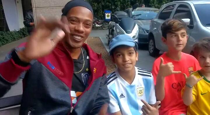 Apareció el falso Ronaldinho en la Copa América
