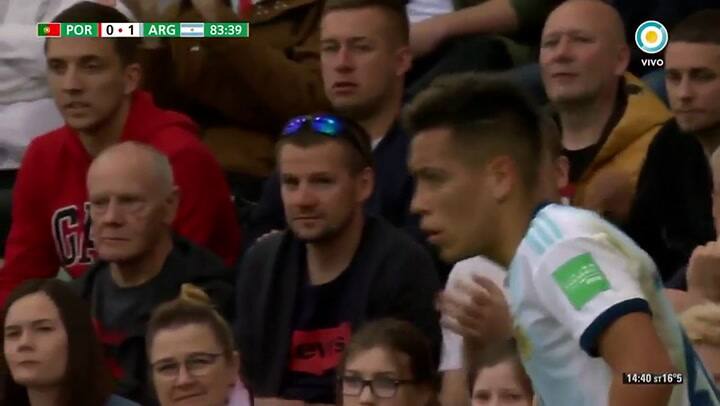 El gol de Patricio Nehuén Pérez - Fuente: TV Pública Argentina