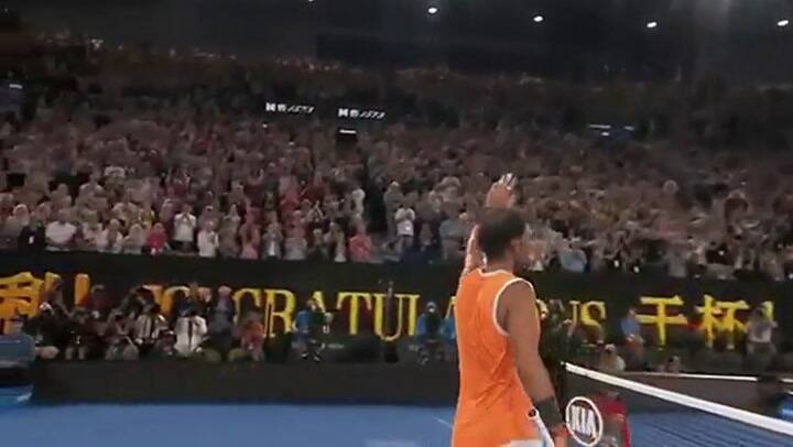 Nadal le ganó al local Álex de Miñaur - Fuente: Australian Open