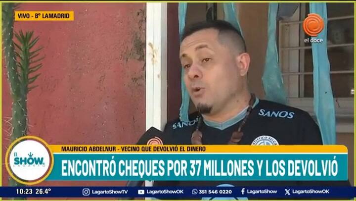 Mauricio contó la odisea que tuvo que atravesar para devolver los cheques
