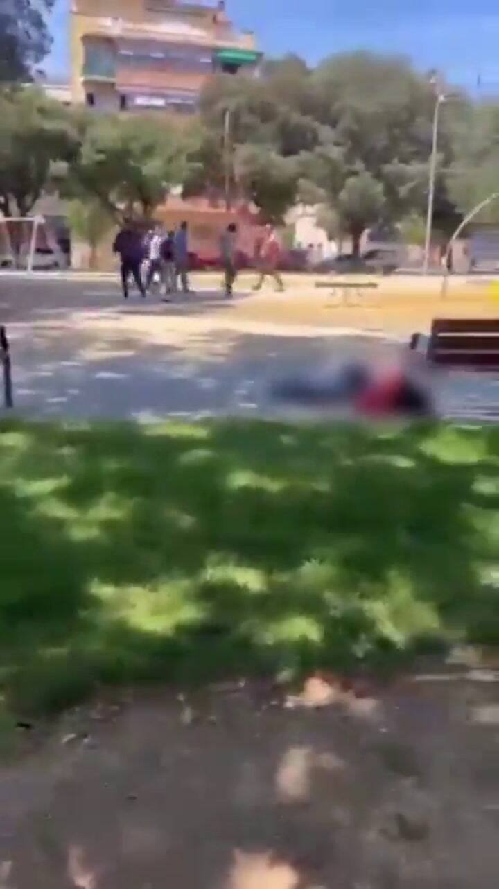 Los vecinos acorralaron al agresor y lo inmovilizaron hasta que llego la policía