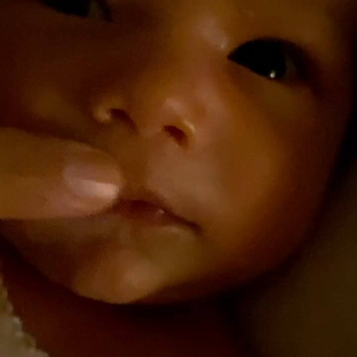 Calu Rivero celebró el primer mes de su bebé