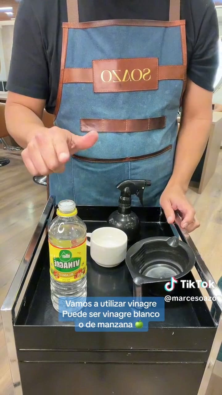Los beneficios del vinagre blanco para tu pelo