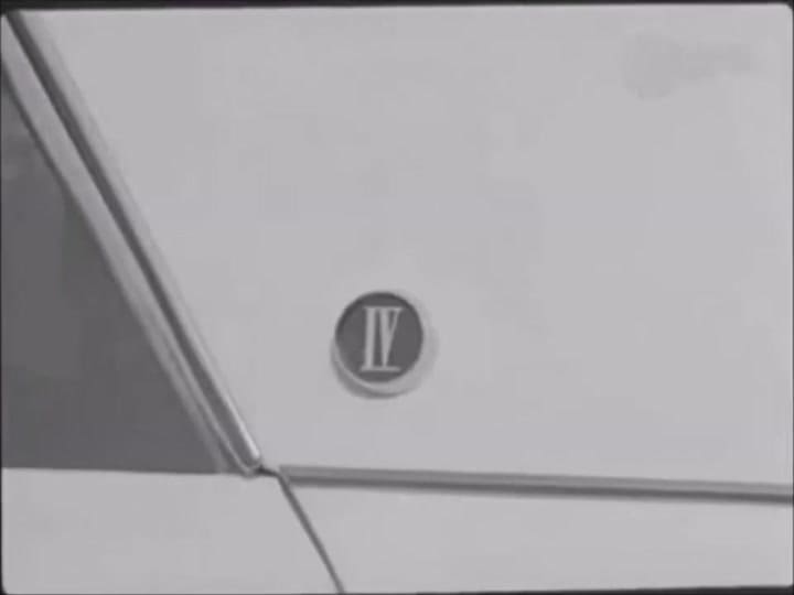 Comercial Del Automóvil Chrysler Valiant IV, Argentina Año 1966 (Versión En Tv Blanco Y Negro)