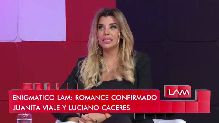 Las imágenes que confirmarían el romance entre Juana Viale y Luciano Cáceres - Fuente: Eltrece