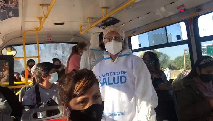 Controles en el transporte en Panamericana