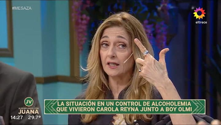 El incomodo momento que Carola Reyna y Boy Olmi vivieron despues de una cena con amigos