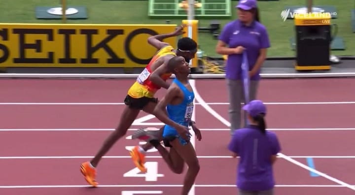 El ajustadísimo final de la maratón masculina en el Mundial de atletismo