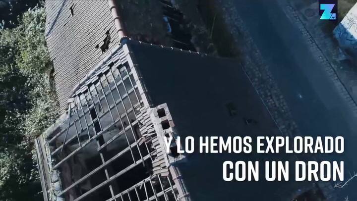 Un pueblo fantasma en Francia, visto desde un drone