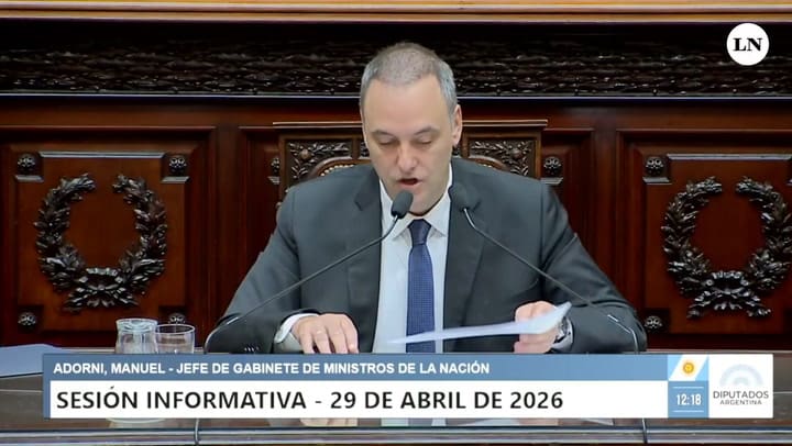 Manuel Adorni dijo que nunca ocultó su patrimonio y se defendió