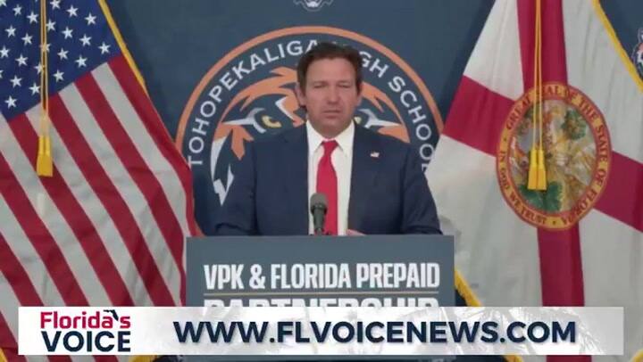 El anuncio de Ron DeSantis en conferencia de prensa
