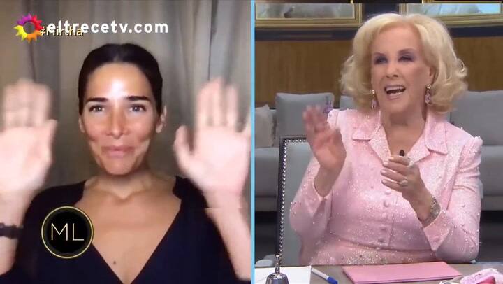 Mirtha y Juana en un divertido diálogo en el que se pusieron al día: 'You are the queen'