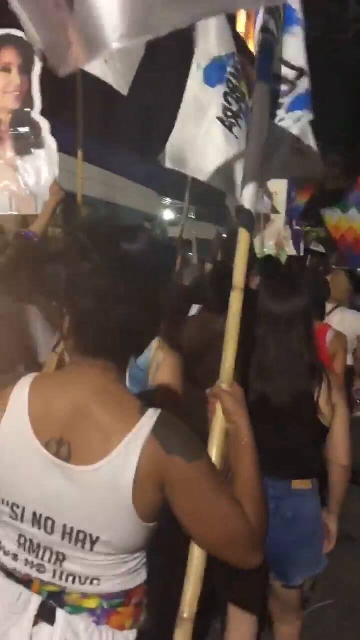 Vigilia en apoyo a Cristina Kirchner (@SoyLiliVivero2)