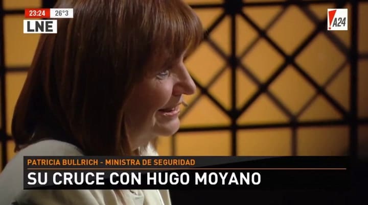 La ministra de Seguridad habló de los diversos temas que ocupan hoy la agenda política en un mano a